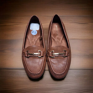 Aerosoles Womens Day Drive Loafers Slip on Size 8.5 Brown